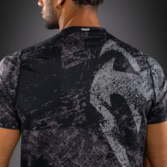 Футболка Venum Rage Workout Dry Tech T-Shirt Black/Grey-S