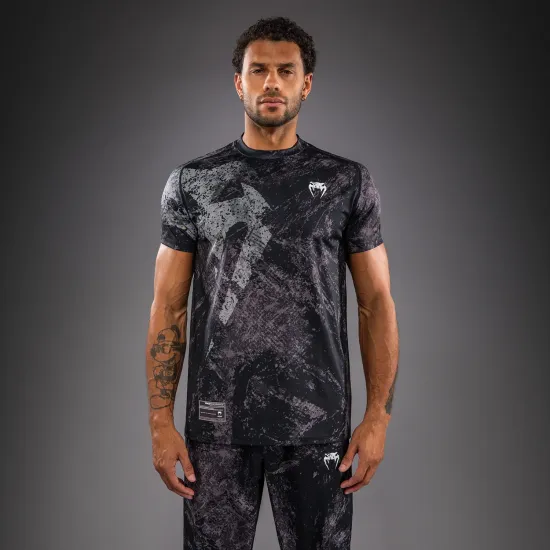 Футболка Venum Rage Workout Dry Tech T-Shirt Black/Grey-S
