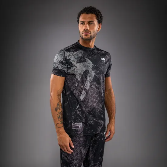 Футболка Venum Rage Workout Dry Tech T-Shirt Black/Grey-S