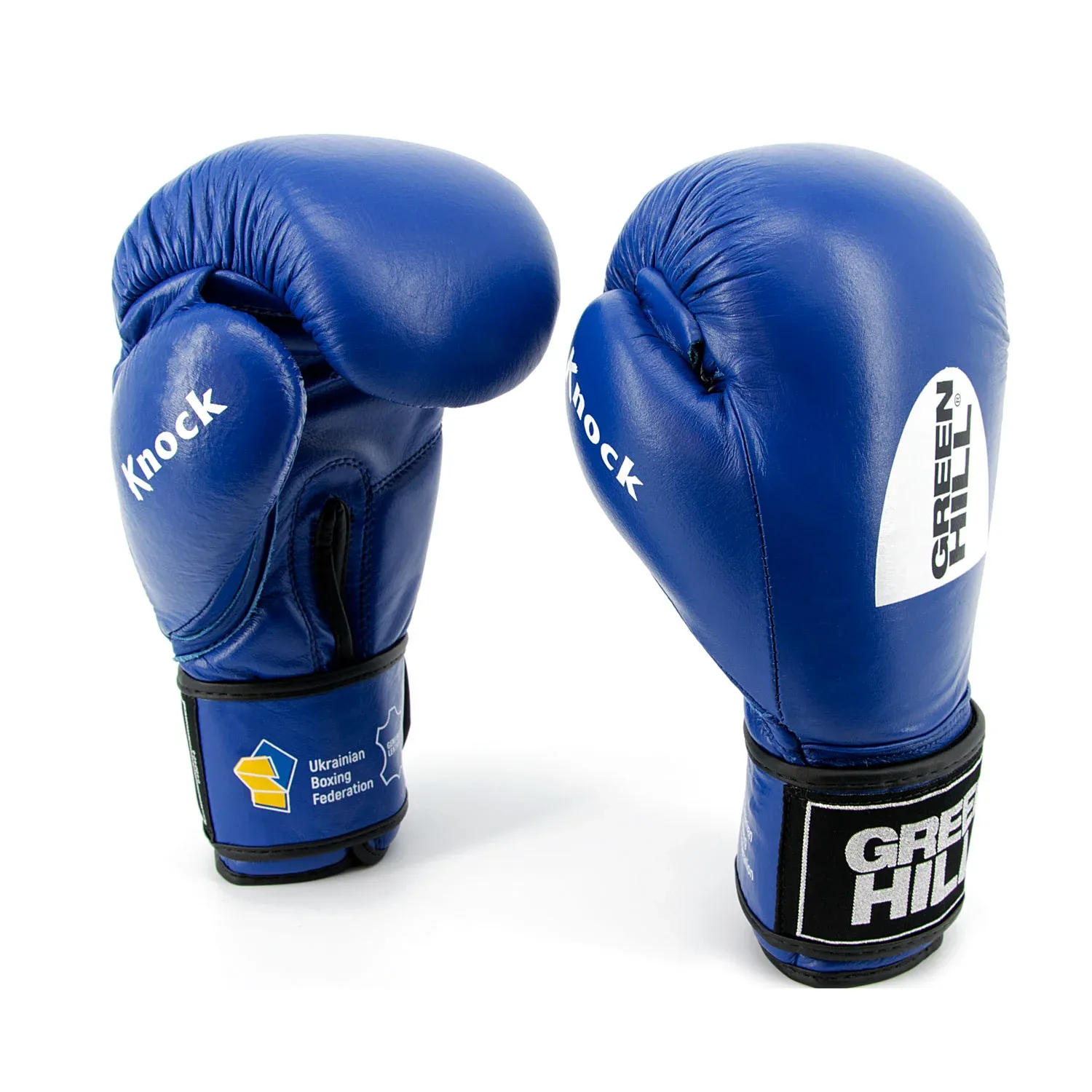Боксерські рукавички Green Hill KNOCK ФБУ Сині-10