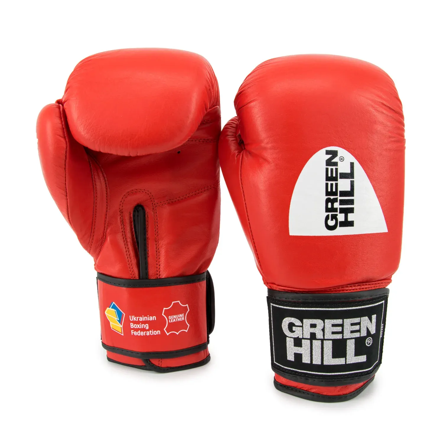Боксерські рукавички Green Hill KNOCK ФБУ Червоні-10