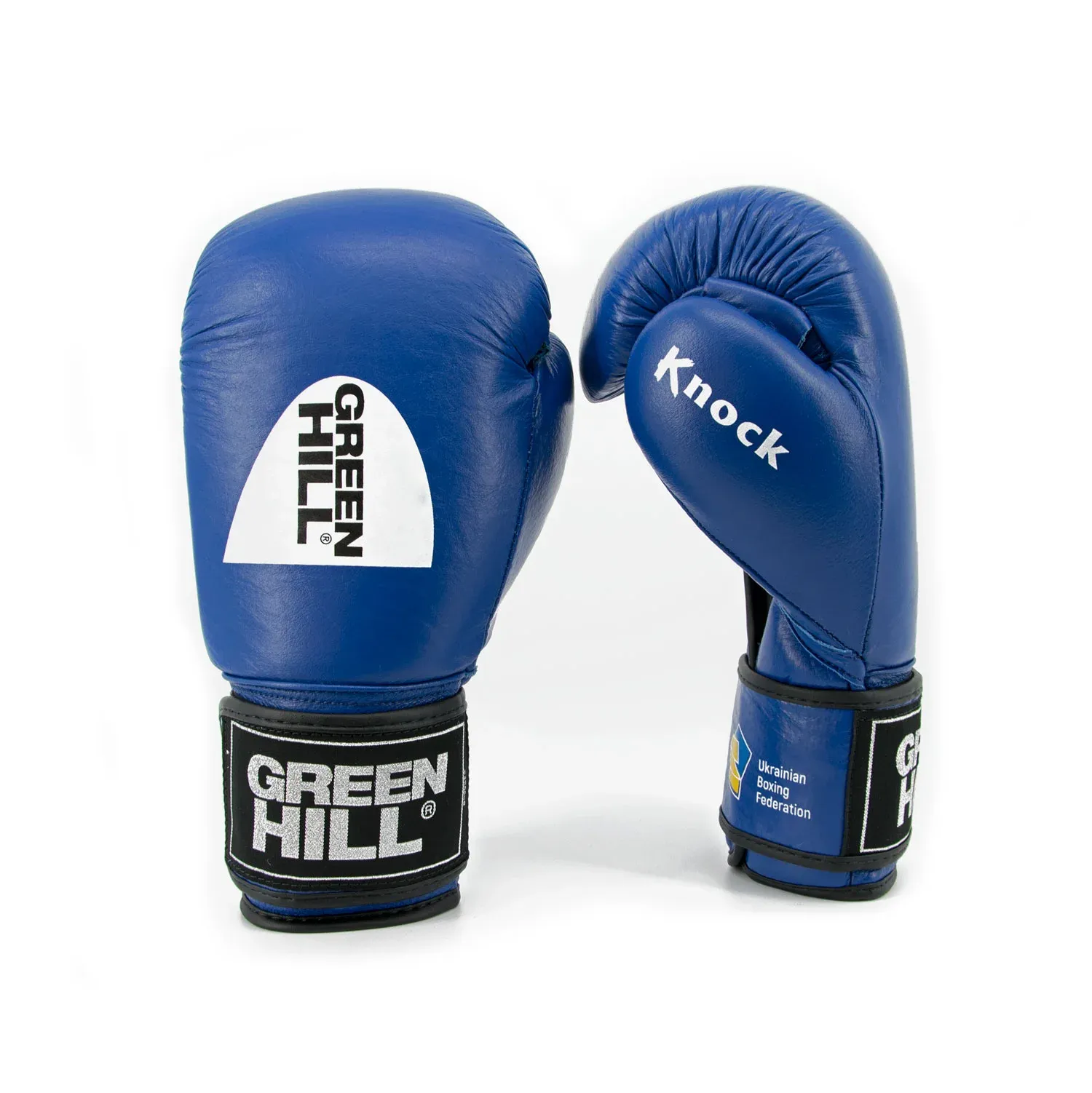Боксерські рукавички Green Hill KNOCK ФБУ Сині-10