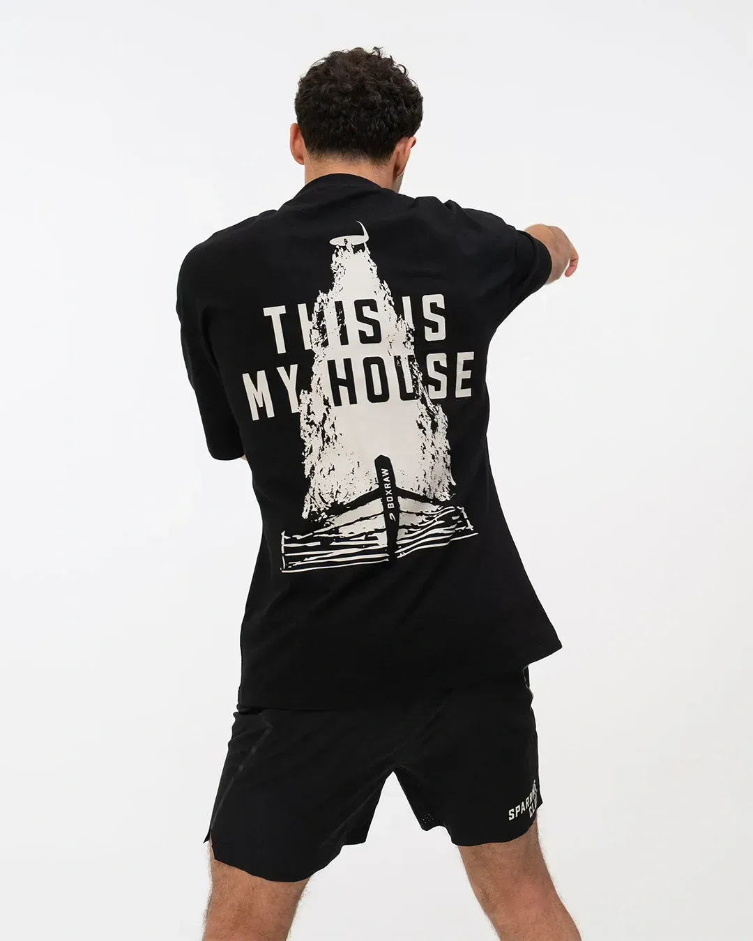 Футболка Boxraw This Is My House Oversized Чорна-S