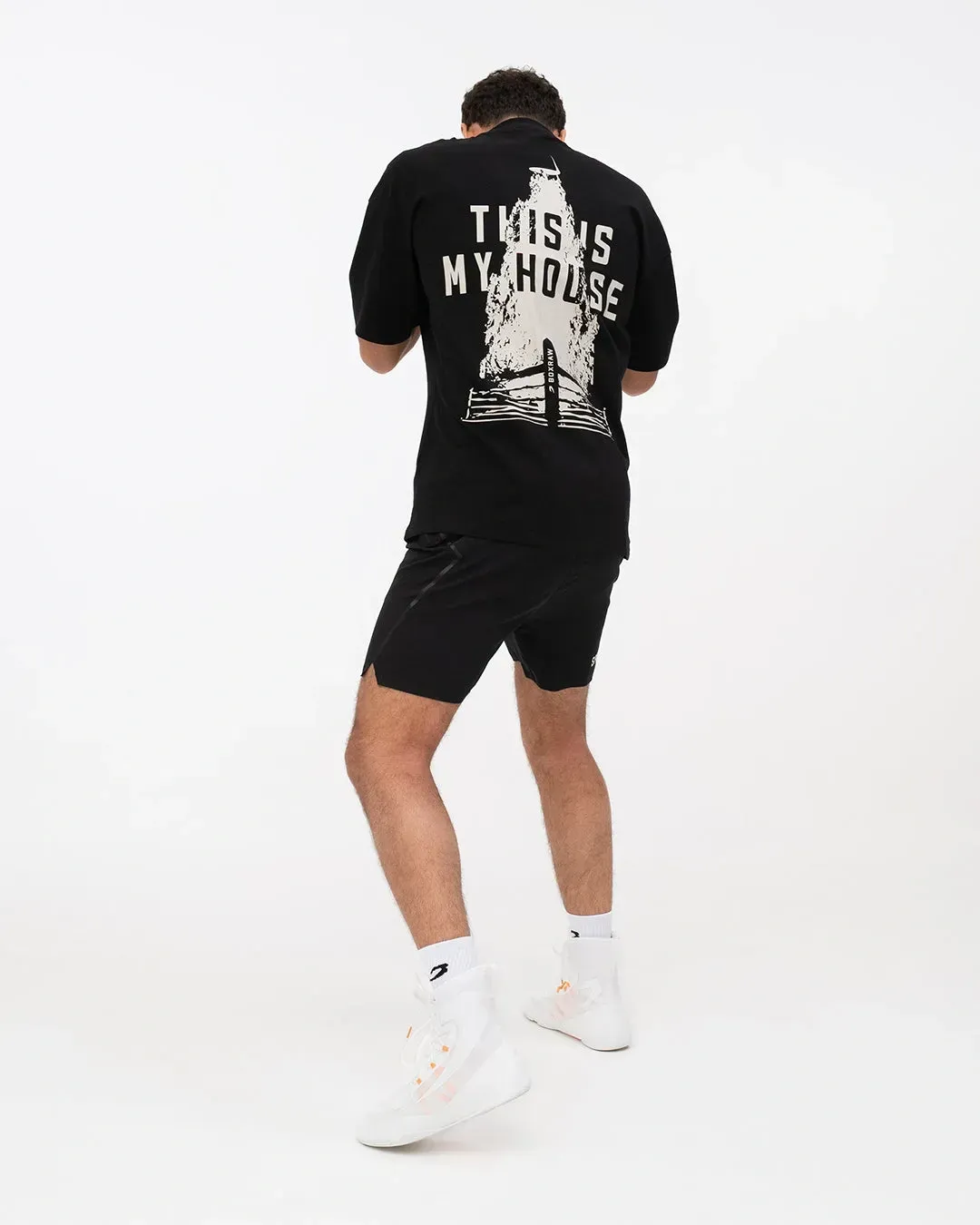 Футболка Boxraw This Is My House Oversized Чорна-S