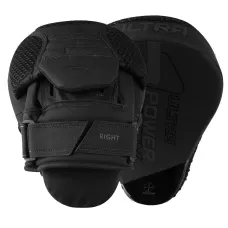 Лапы боксерские PowerPlay 3044 Pro Carbon Ultra Series Черные PU [пара]