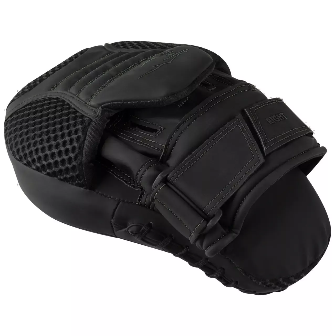 Лапы боксерские PowerPlay 3044 Pro Carbon Ultra Series Черные PU [пара]