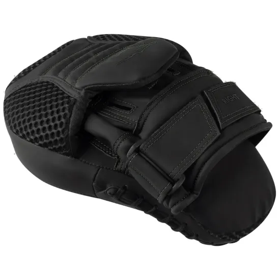 Лапи боксерські PowerPlay 3044 Pro Carbon Ultra Series Чорні PU [пара]