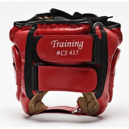 Боксерский шлем Leone Training Red M