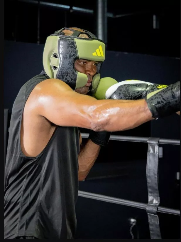 Шлем боксерский ADIDAS X ANDERSON SILVA 50 Green-M