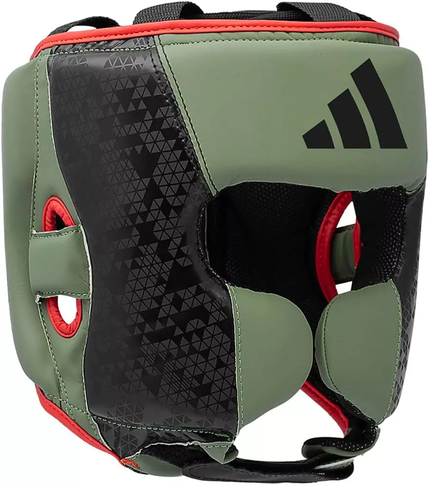 Шлем боксерский Adidas Combat 50 Green-M