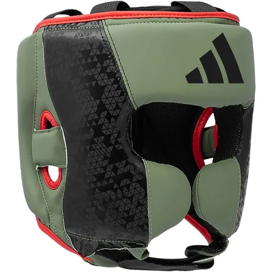 Шлем боксерский Adidas Combat 50 Green-M