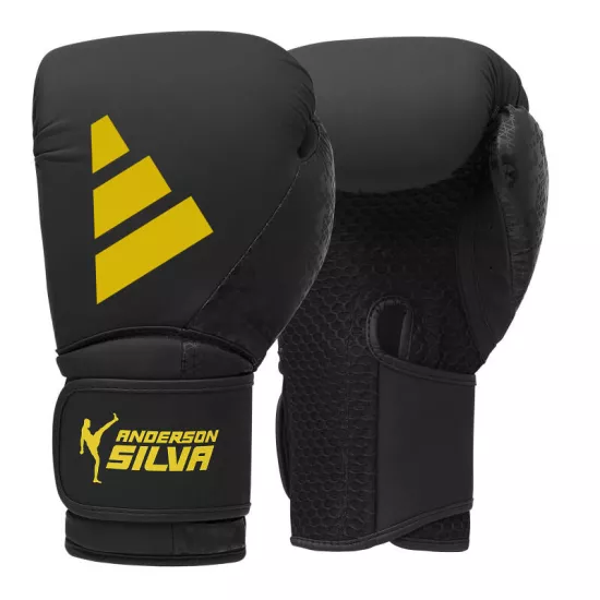 Боксерські рукавички ADIDAS X ANDERSON SILVA 50 Black-10 унцій