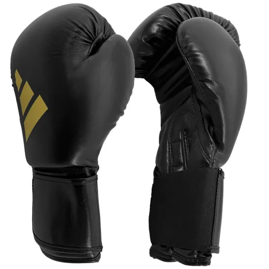 Боксерские перчатки Adidas Speed 50 Black-10 унций