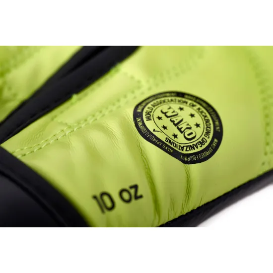 Перчатки Adidas Wako Черно/зеленый-10 унций