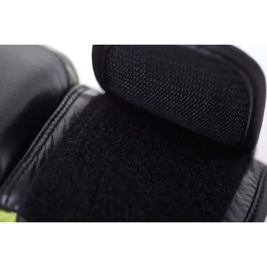 Перчатки Adidas Wako Черно/зеленый-10 унций