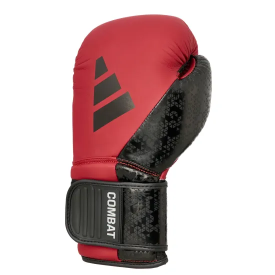 Боксерські рукавички Adidas Combat 50 Червоно/чорні-10 унцій