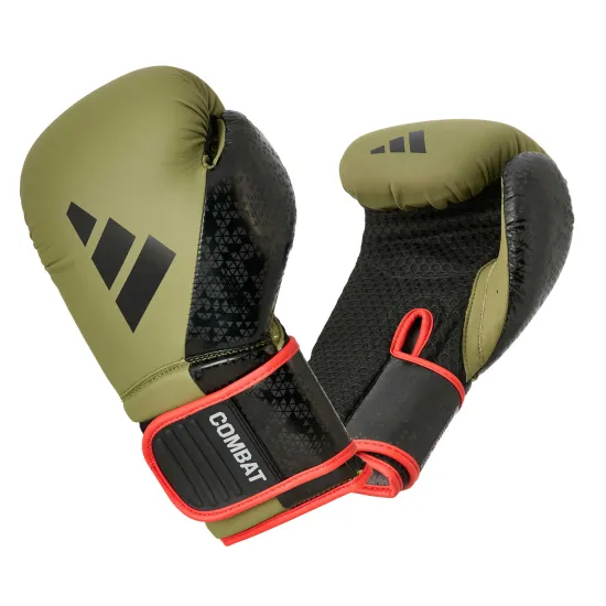 Боксерські рукавички Adidas Combat 50 Зелено/чорні-10 унцій