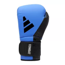 Боксерські рукавички Adidas Combat 50 Синьо/чорні-10 унцій