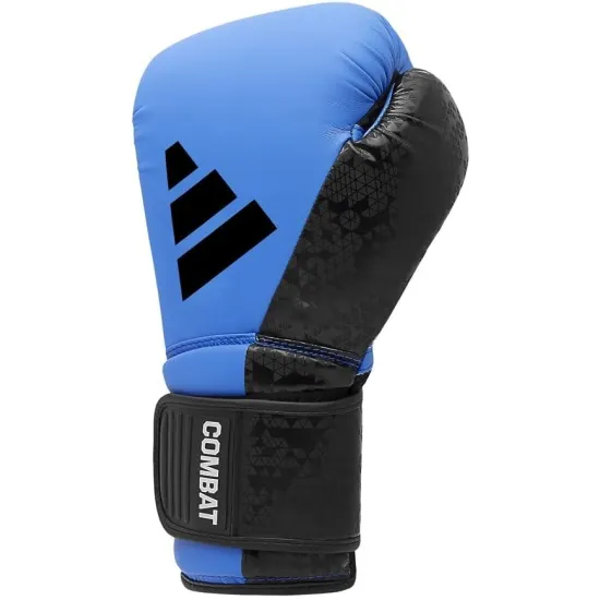 Боксерські рукавички Adidas Combat 50 Синьо/чорні-10 унцій