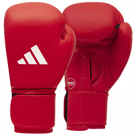 Боксерскі рукавиці ADIDAS IBA Red-10 унцій