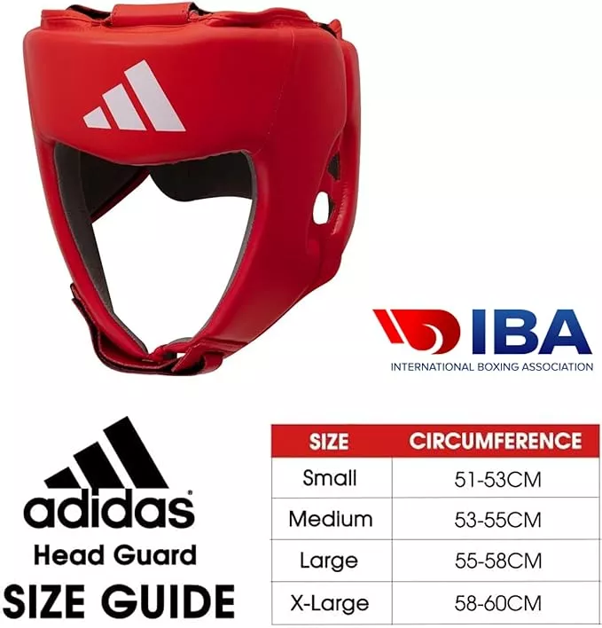 Шлем боксерский с лицензией IBA Red-M