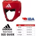 Шлем боксерский с лицензией IBA Red-M