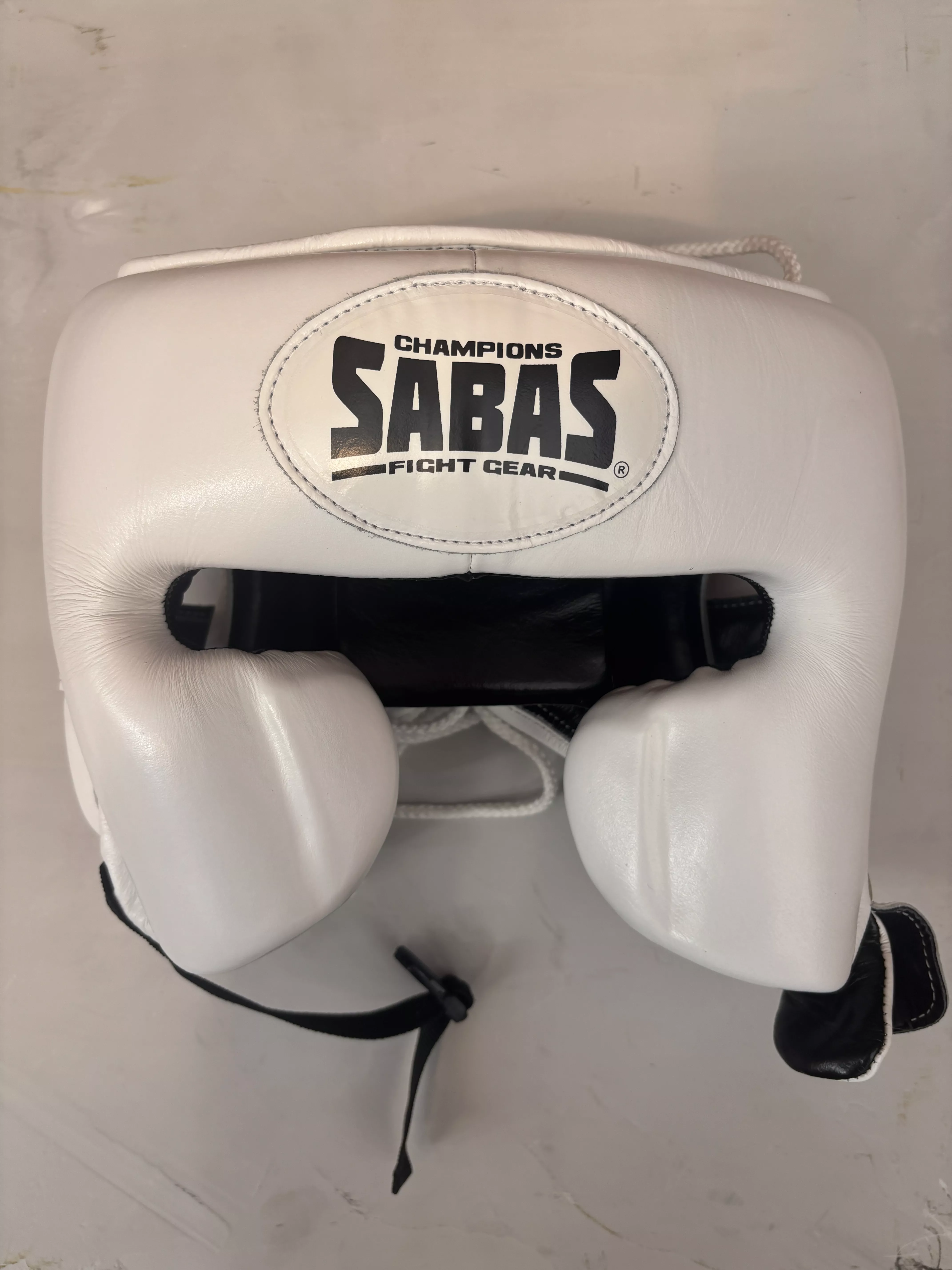 Боксерский шлем Sabas ProSeries Headgear White-S/M