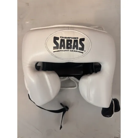 Боксерський шолом Sabas ProSeries Headgear White-S/M