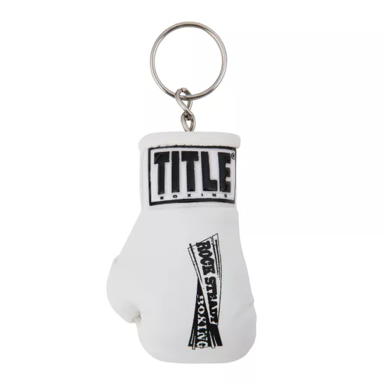 Брелок перчатка TITLE Boxing Rock Steady Glove Keyring White