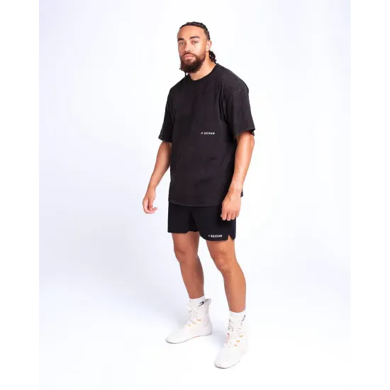 Футболка Boxraw Sparring Club Oversized Чорна-S