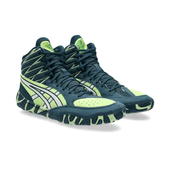 Взуття для боротьби ASICS AGGRESSOR 6 Tranquil Teal/Lime Green-38