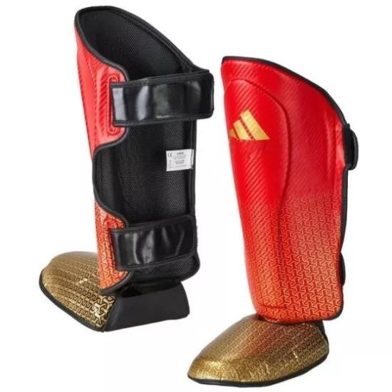 Защита ног Adidas Wako Semi Contact Red-M