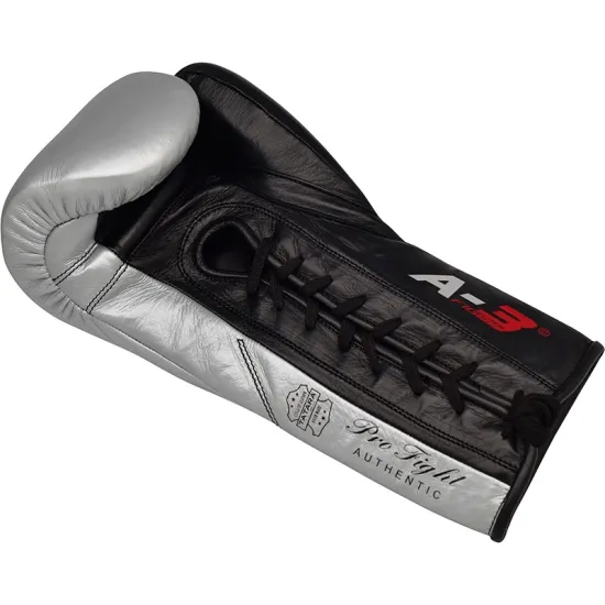 Рукавички боксерські RDX Leather Pro A3 Silver 10 ун.