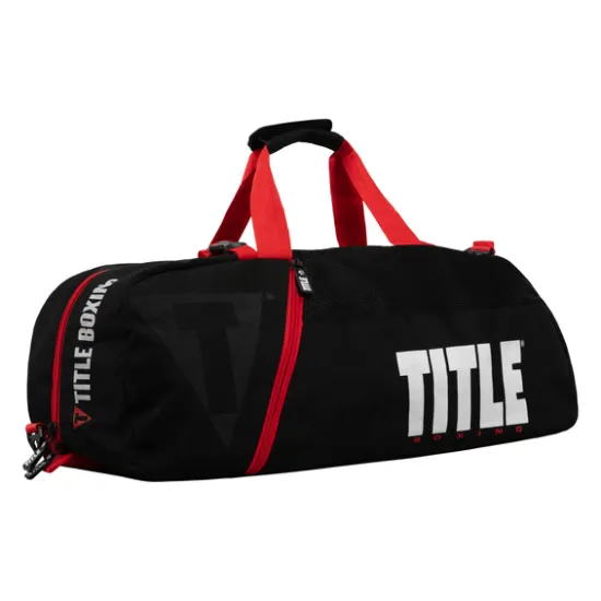 Сумка-рюкзак TITLE Boxing Champion Sport Bag-Червона