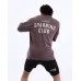 Футболка Boxraw Sparring Club Oversized Коричнева-S