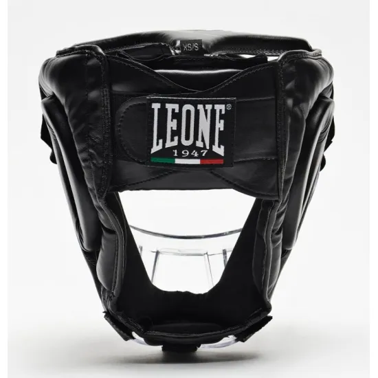 Боксерський шолом Leone Plastic Pad Black XS/S