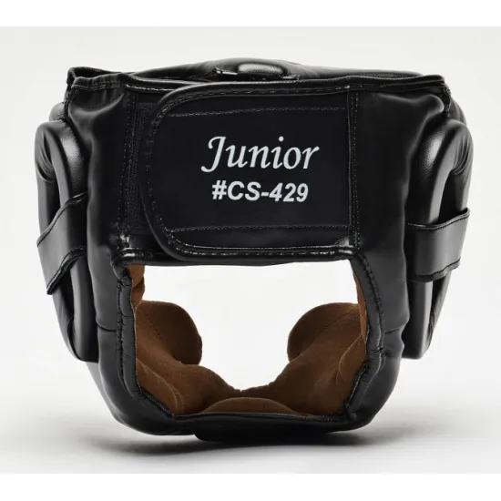 Боксерський шолом Leone Junior Black XS