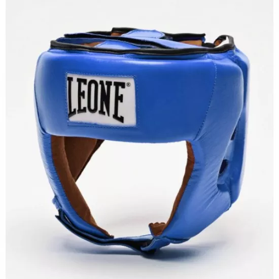 Боксерський шолом для змагань Leone Contest Blue S