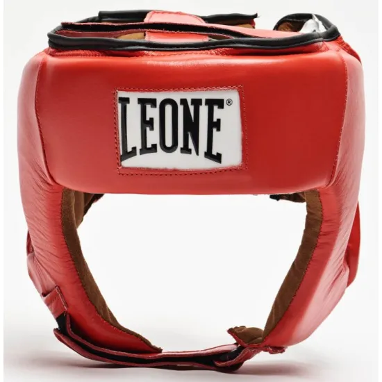 Боксерский шлем для соревнований Leone Contest Red S