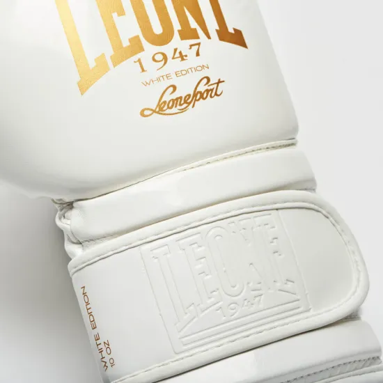 Боксерские перчатки Leone Mono White 10 ун.