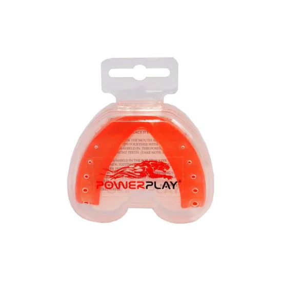 Капа боксерська PowerPlay 3305 SR оранжева-доросла