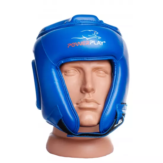 Боксерский шлем турнирный PowerPlay 3045 cиний S