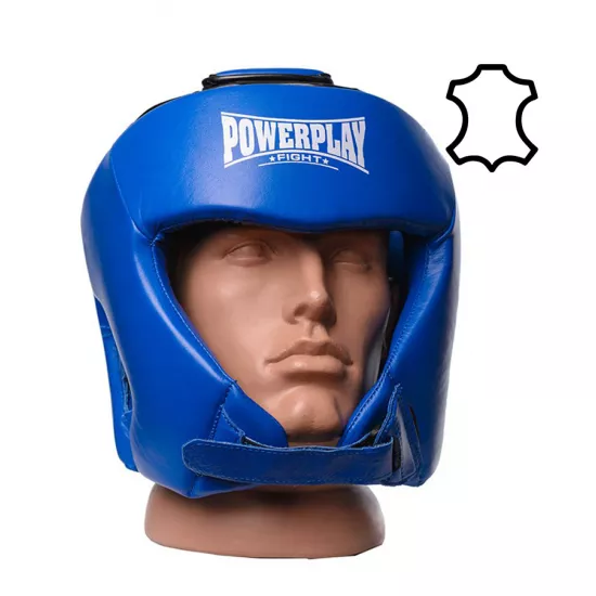 Боксерський шолом турнірний PowerPlay 3049 синій S