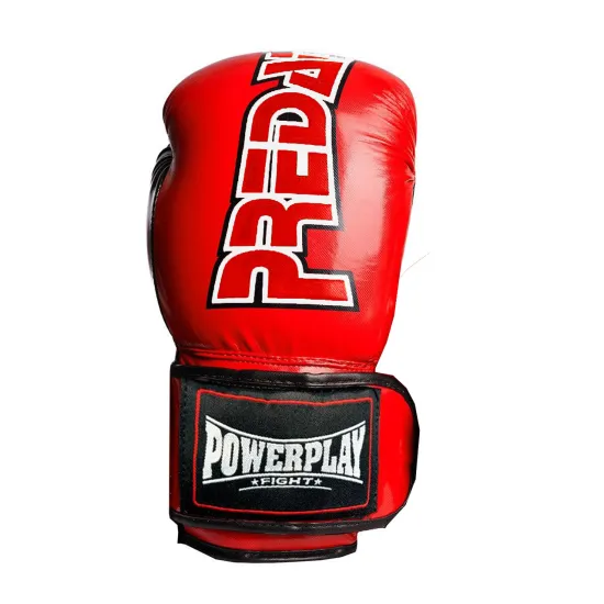 Боксерські рукавички PowerPlay 3017 червоні карбон 8 унцій