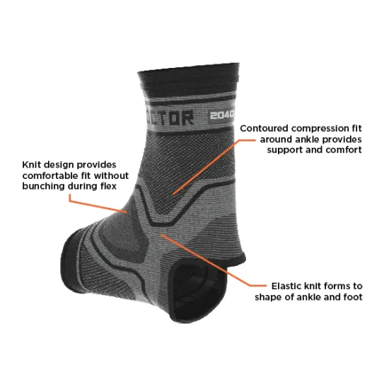 Голіностоп Shock Doctor Compression Knit Ankle Sleeve (1шт)-S