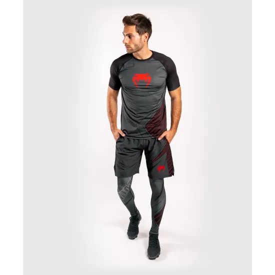 Футболка Venum Contender 5.0 Dry-Tech T-shirt Black/Red-S