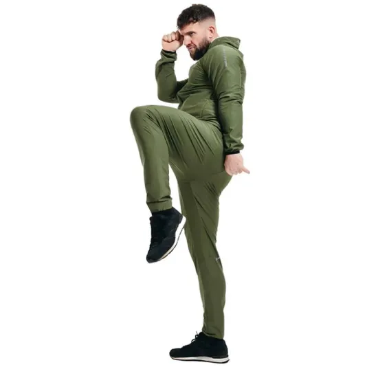 Костюм для похудения с капюшоном RDX H2 Green М