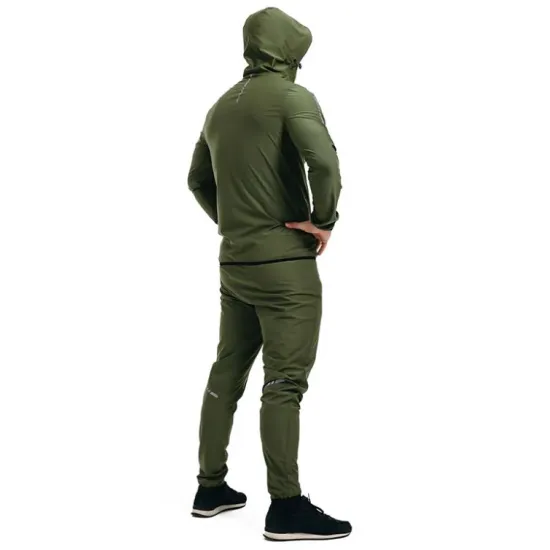 Костюм для похудения с капюшоном RDX H2 Green М