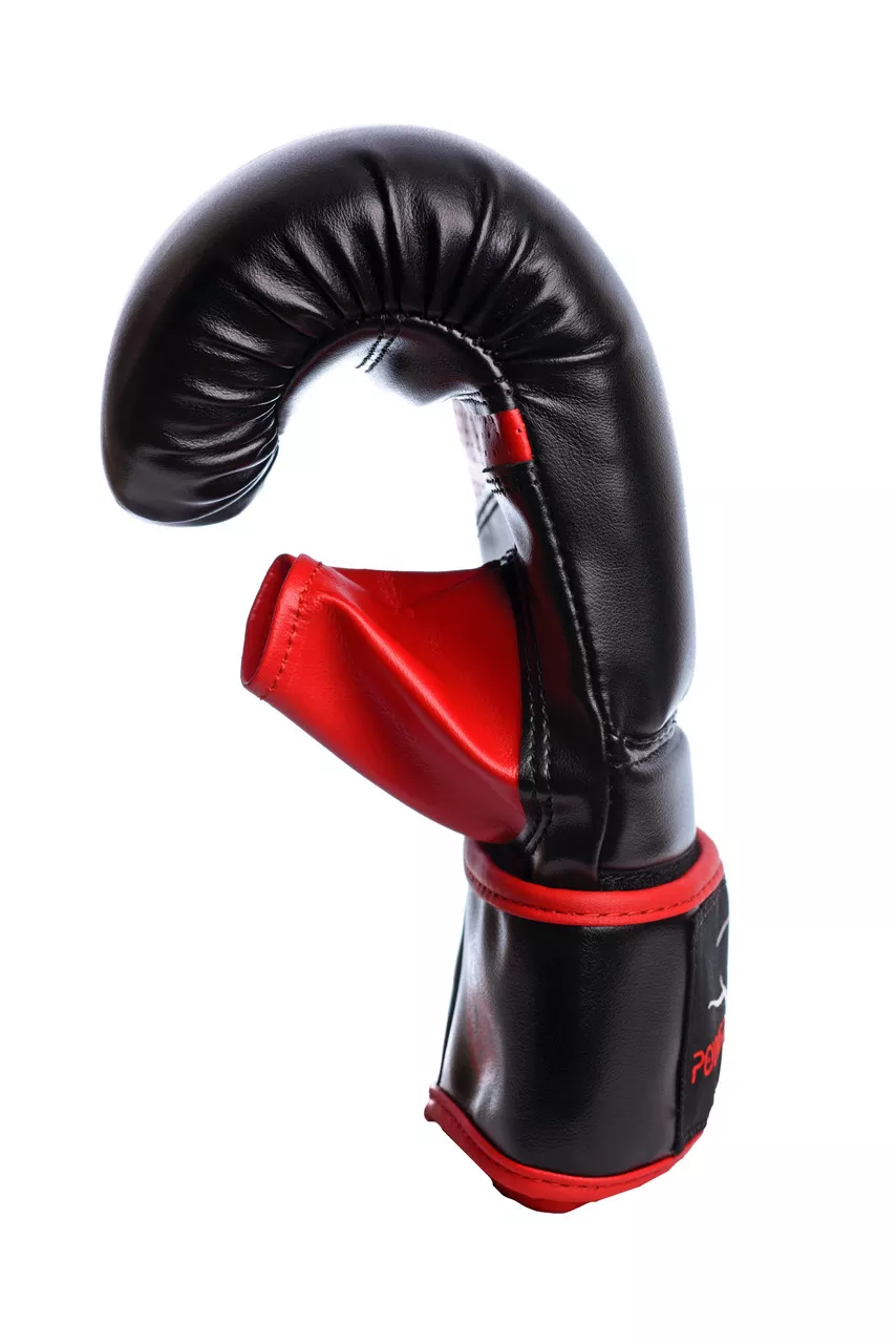 Снарядні рукавички PowerPlay 3025 чорно-червоні S