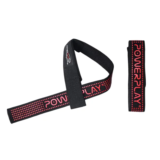 Лямки для тяги PowerPlay 7064 черно-красные
